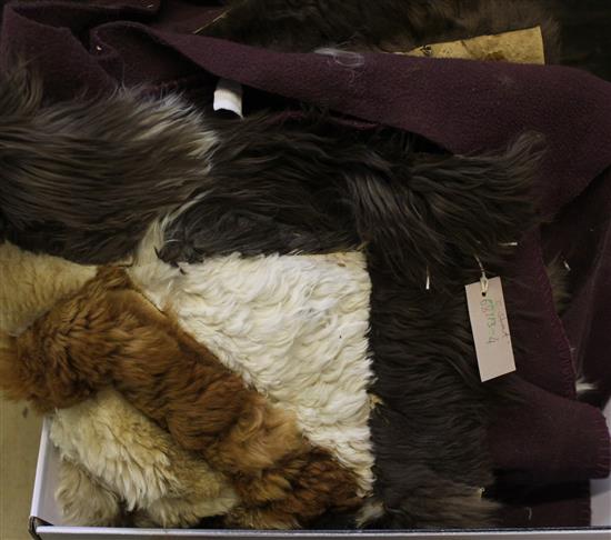 Fur rug